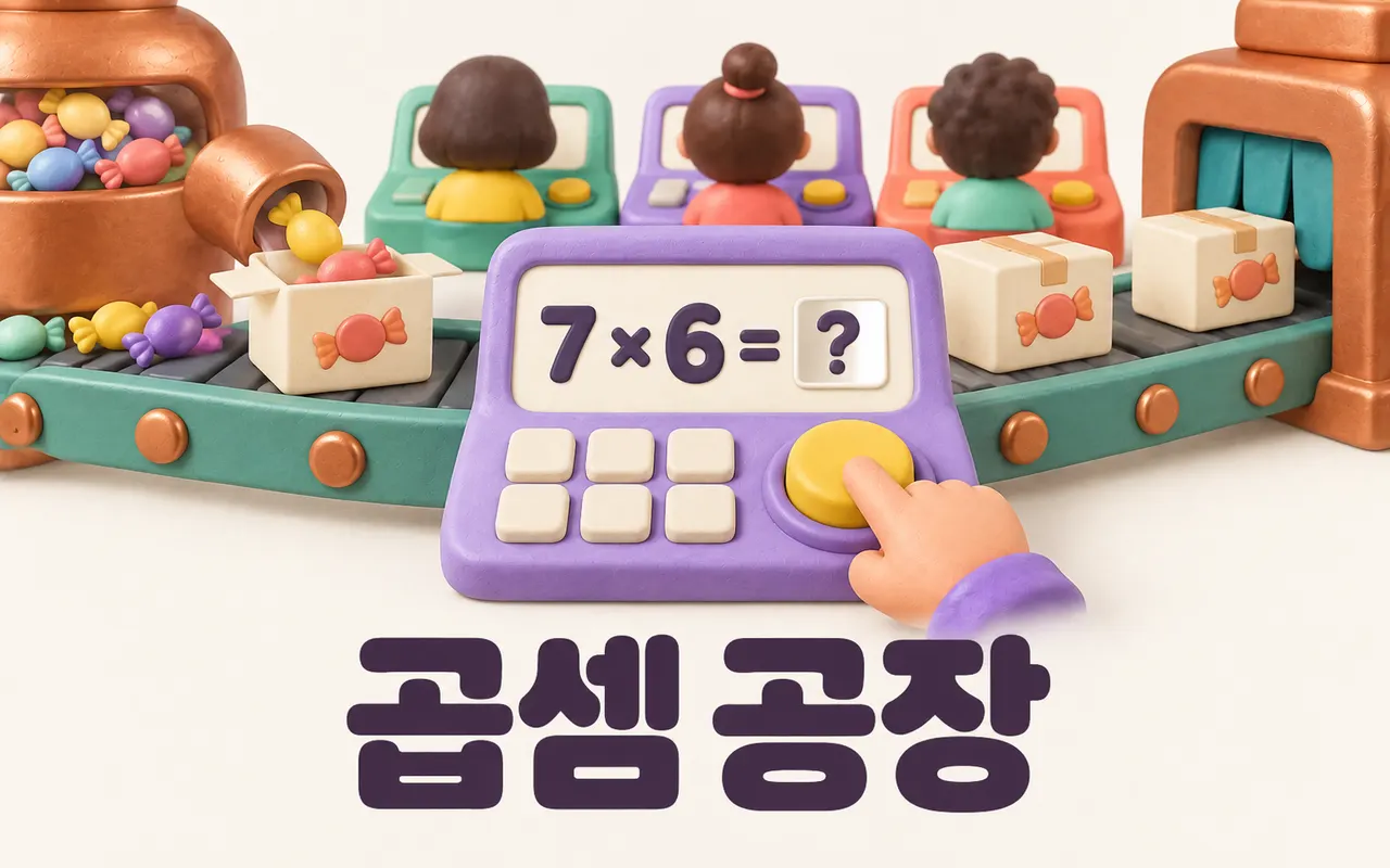 곱셈 공장 대표 화면