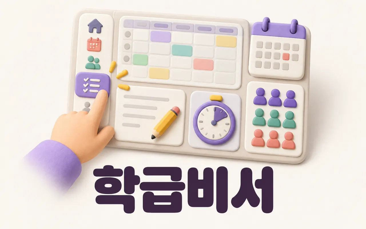 학급비서 대표 화면
