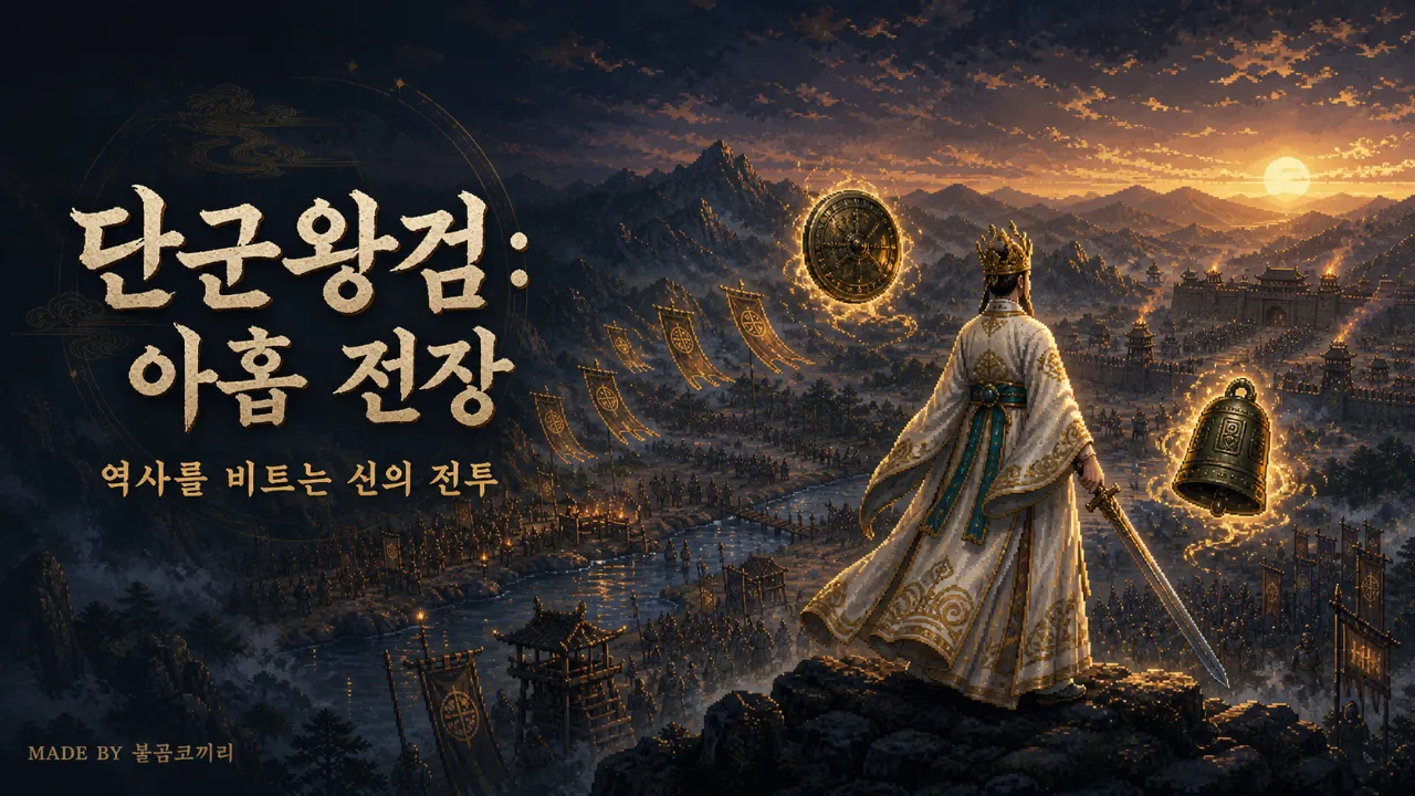 역사를 비트는 전투(단군왕검 아홉전장) 대표 화면