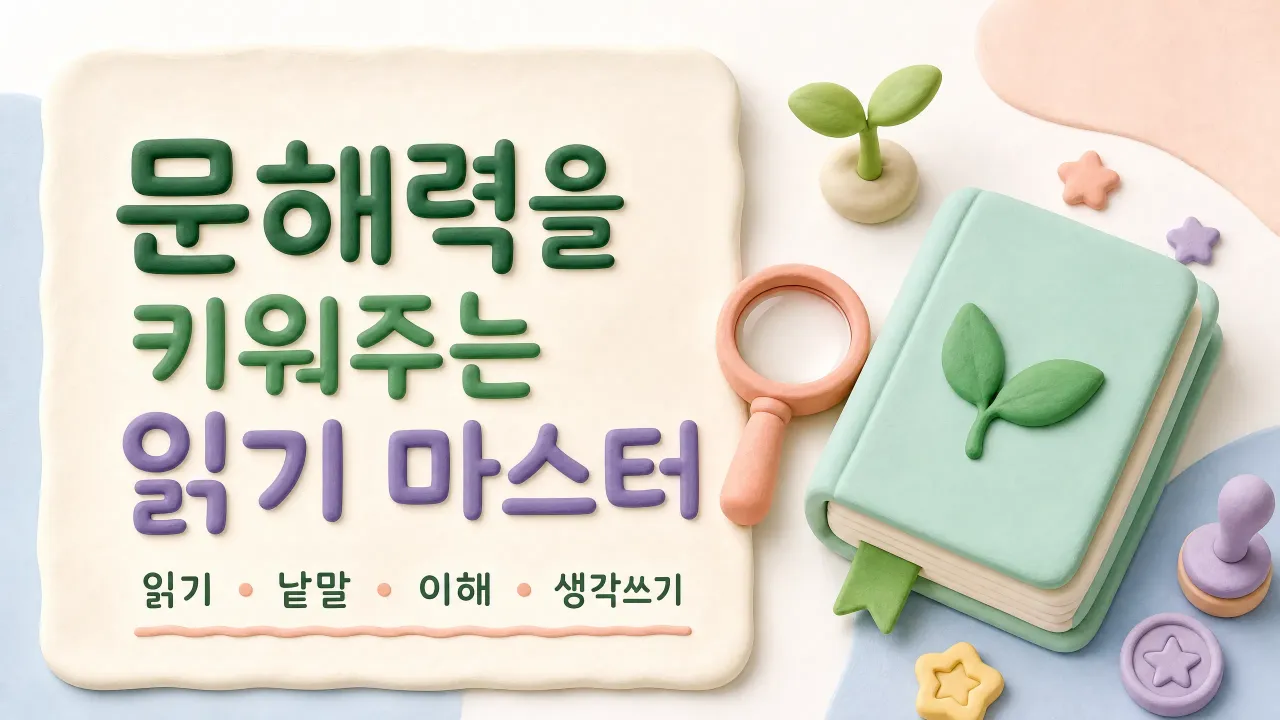 문해력 키워주는 읽기 마스터 대표 화면