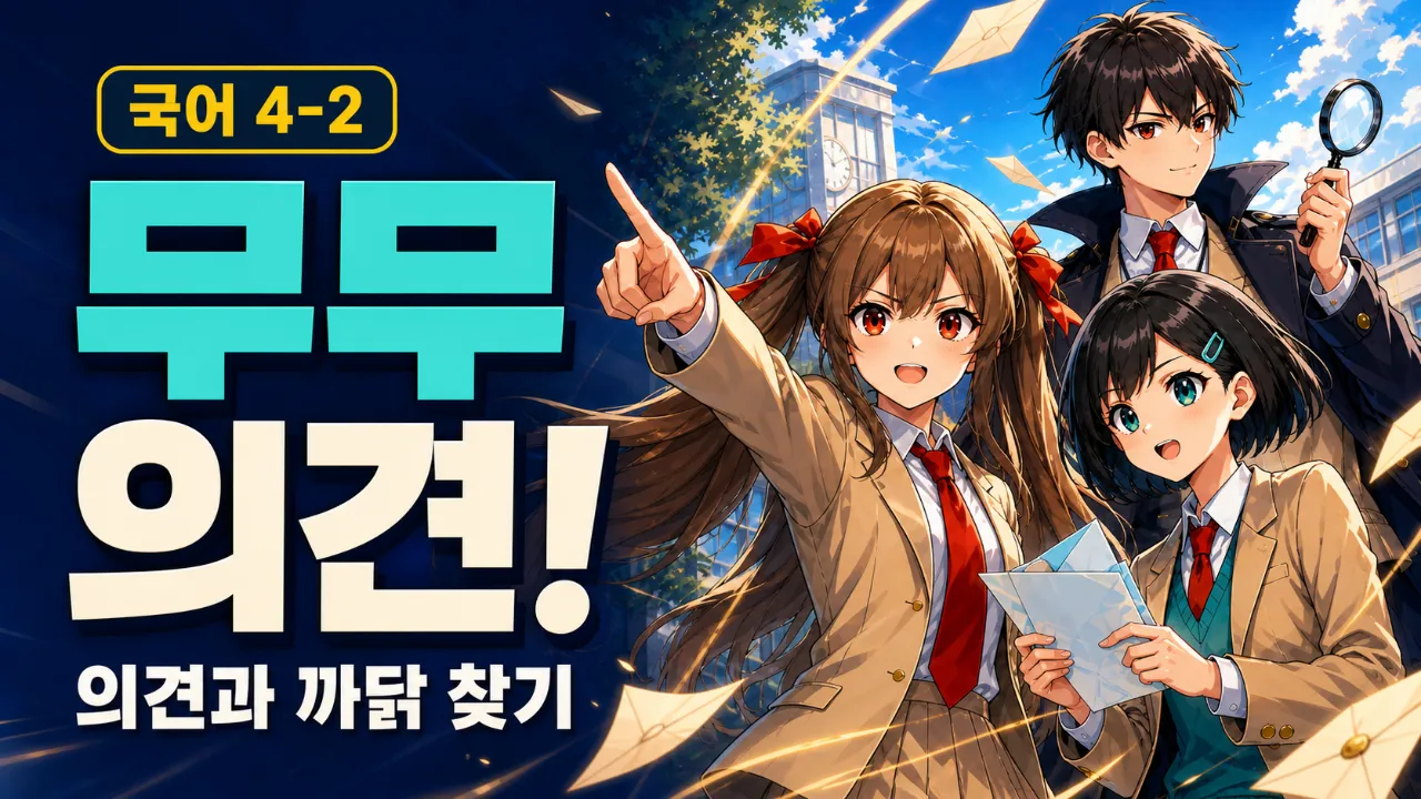 4-2 무무의견 의견과 까닭 찾기 대표 화면
