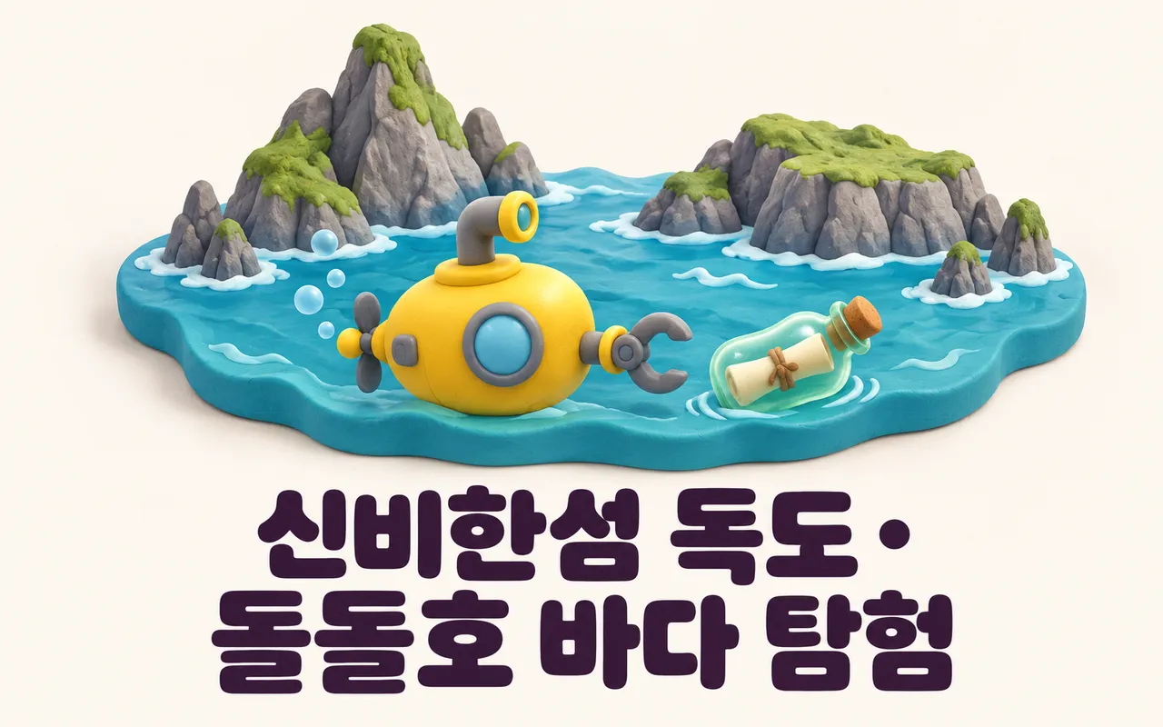 신비한섬 독도 · 돌돌호 바다 탐험 대표 화면
