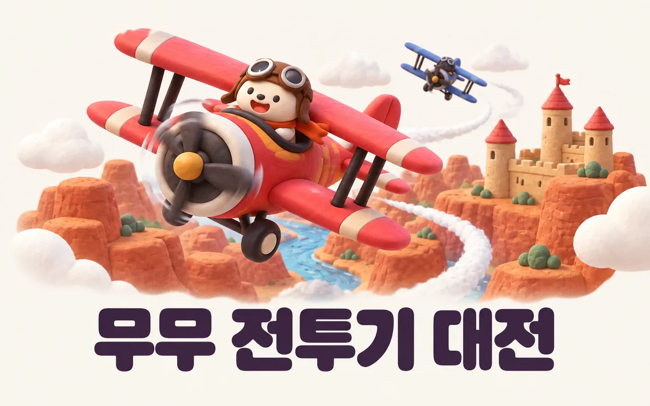 무무 전투기 대전 대표 화면