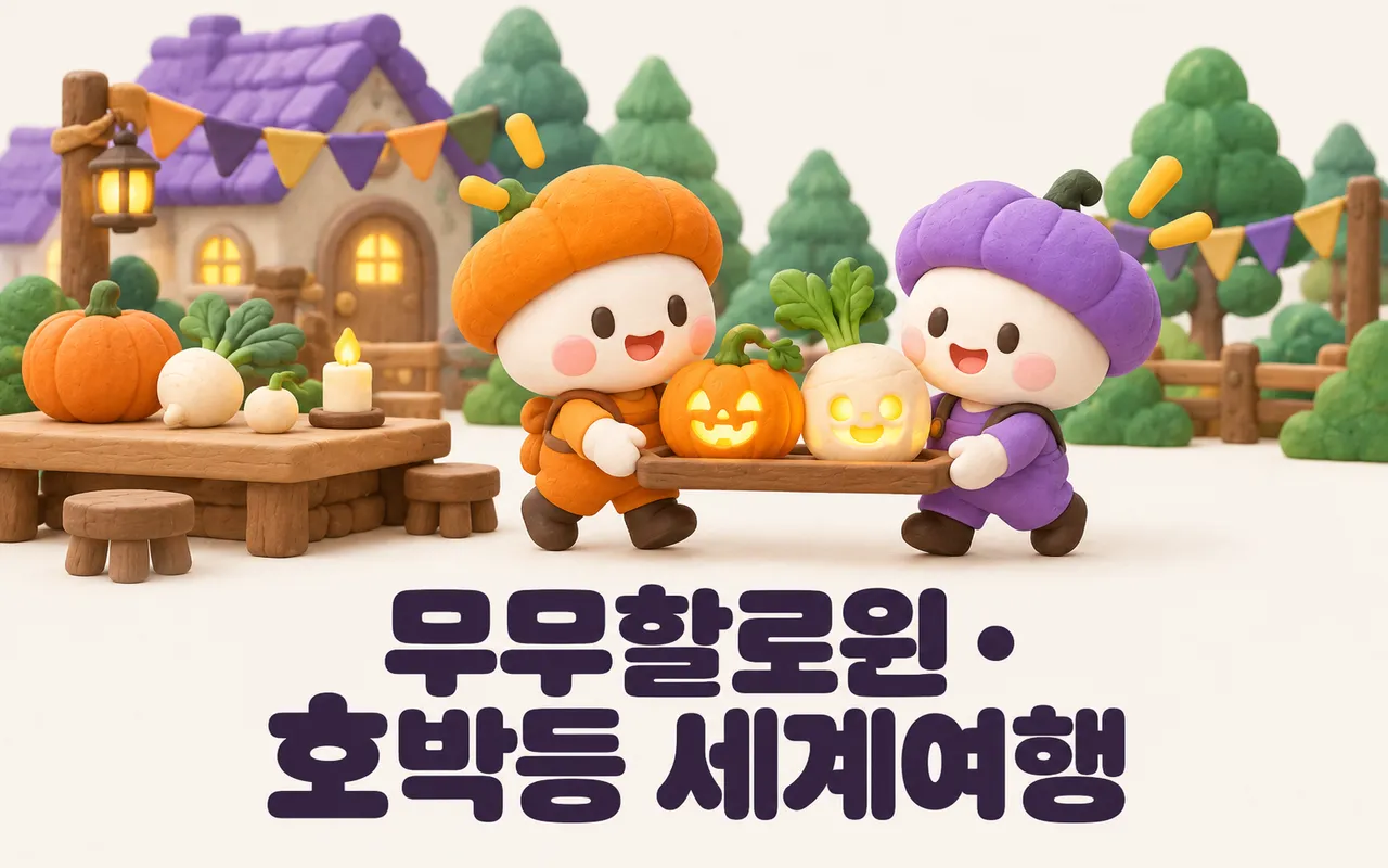무무할로윈 · 호박등 세계여행 대표 화면