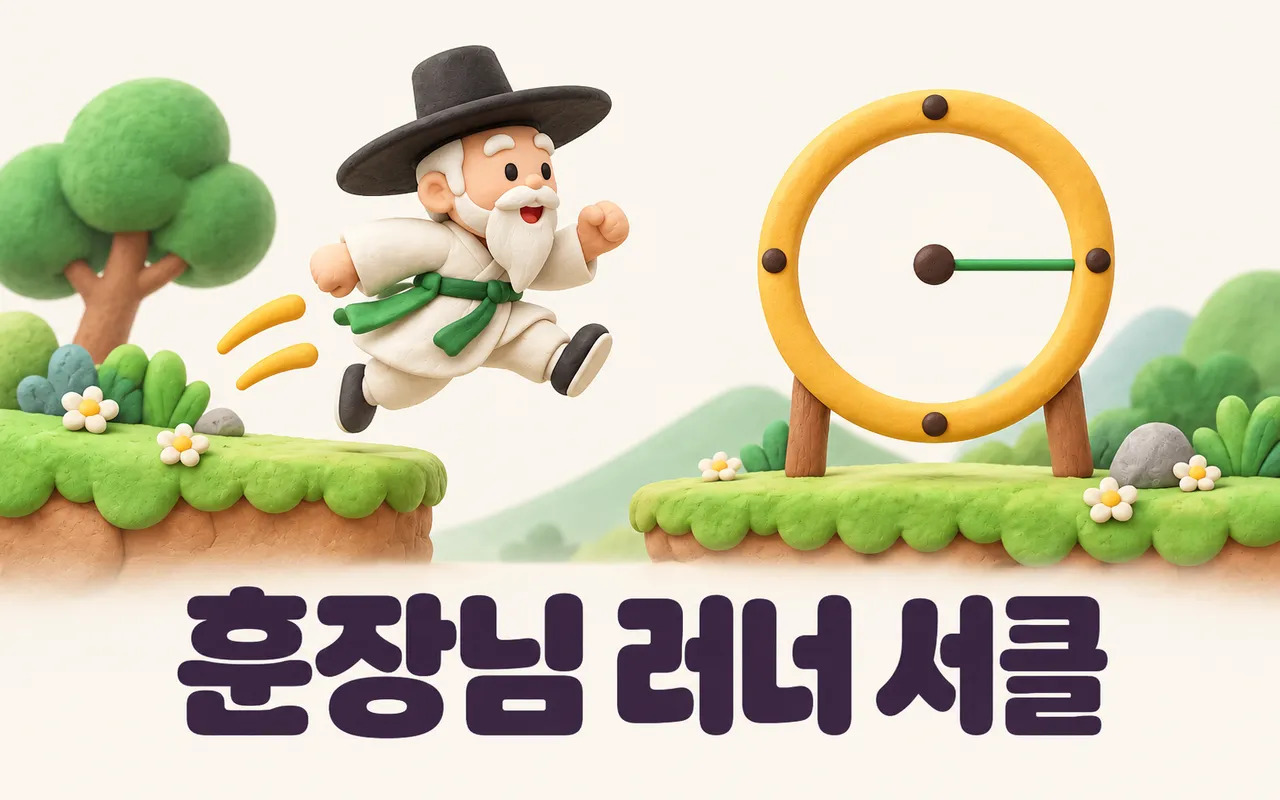 훈장님 러너 서클 대표 화면