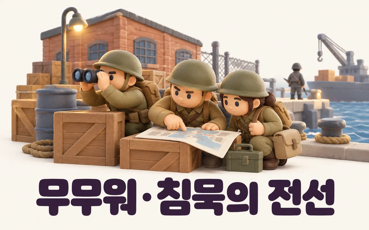 무무워 · 침묵의 전선 대표 화면