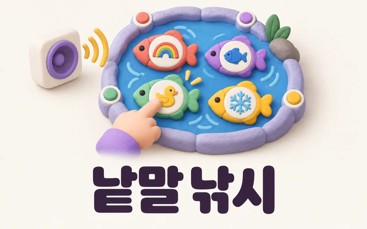 낱말 낚시 대표 화면