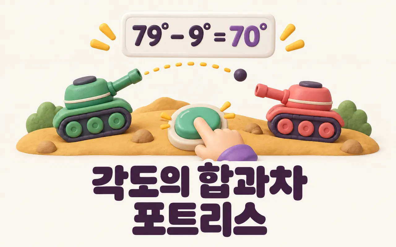 각도의 합과차 포트리스 대표 화면