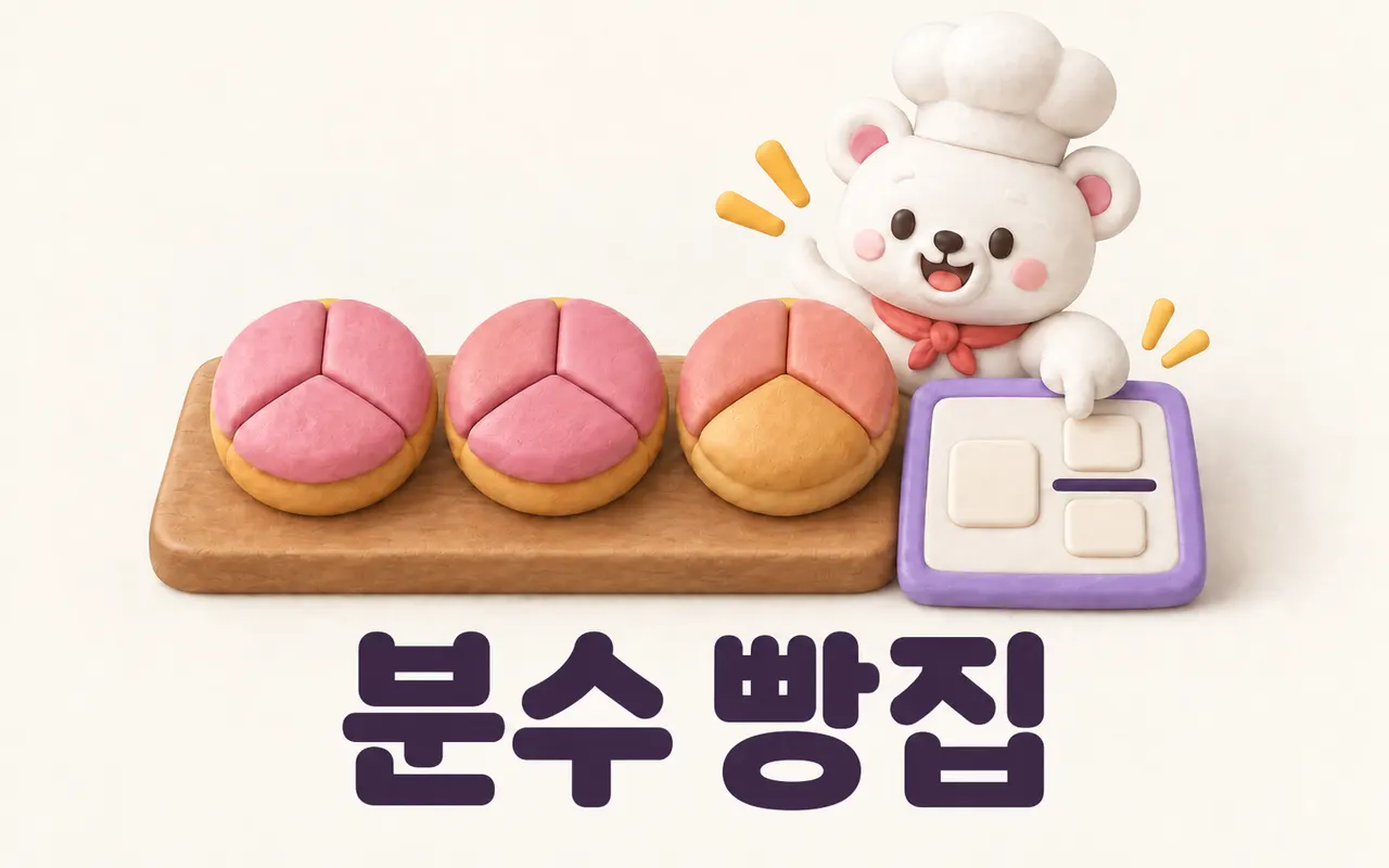 분수 빵집 대표 화면