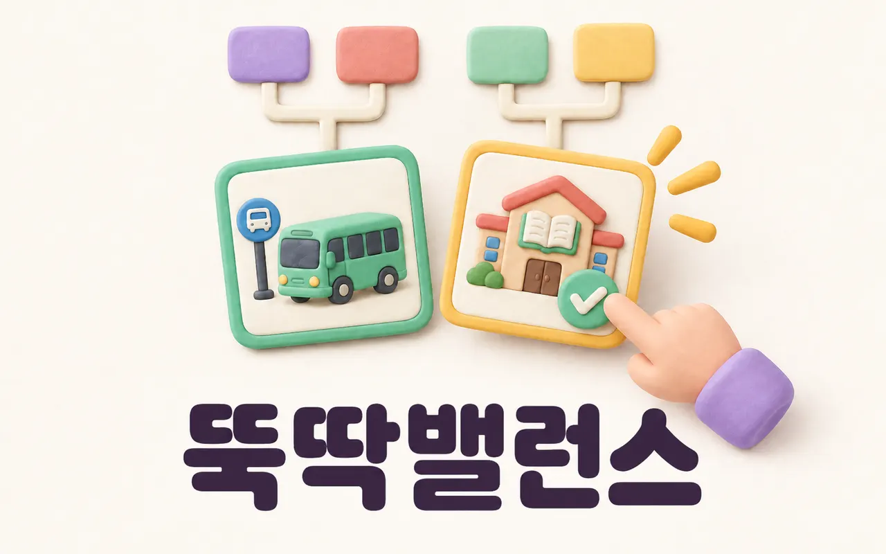 뚝딱밸런스 대표 화면