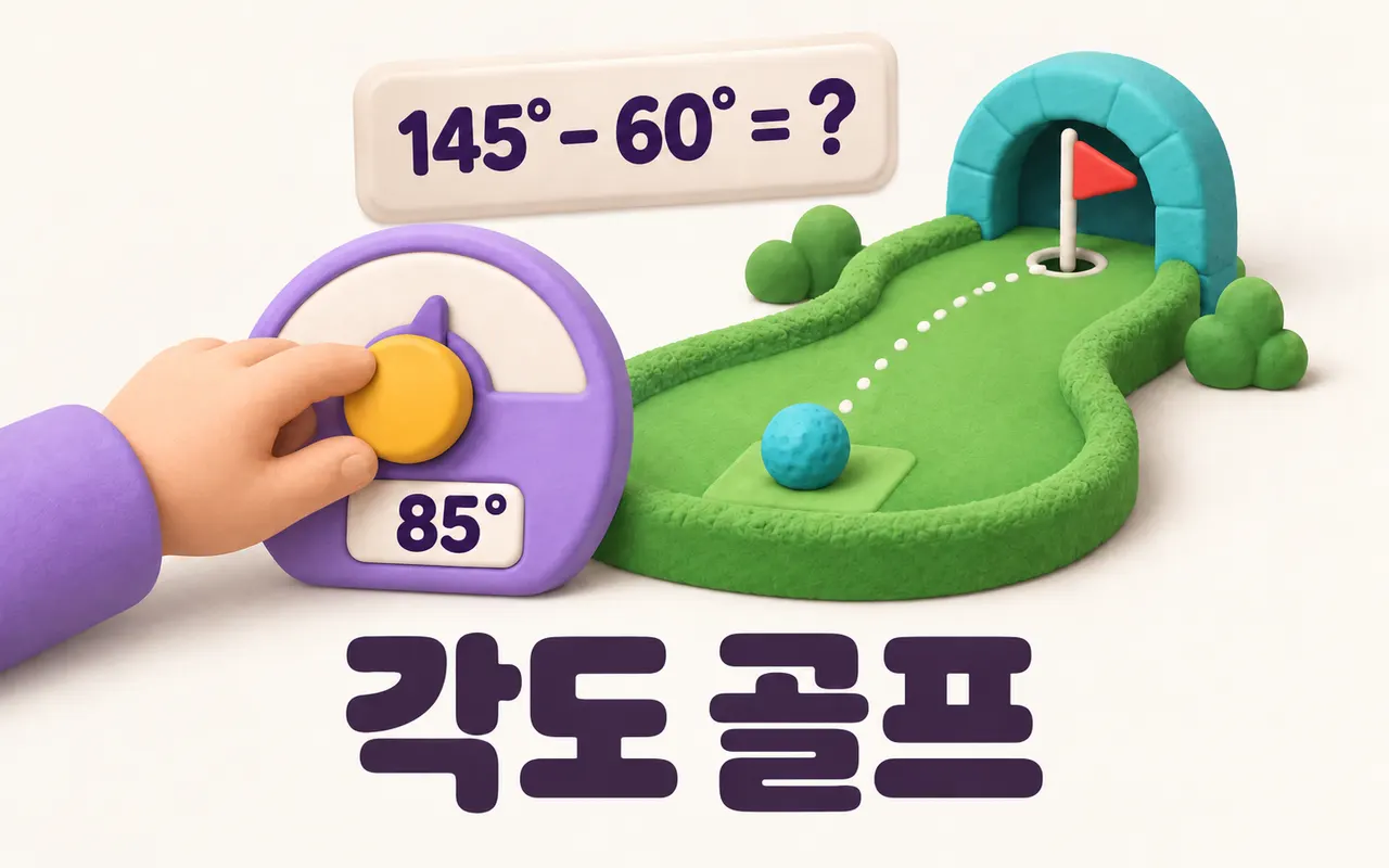 각도 골프 대표 화면