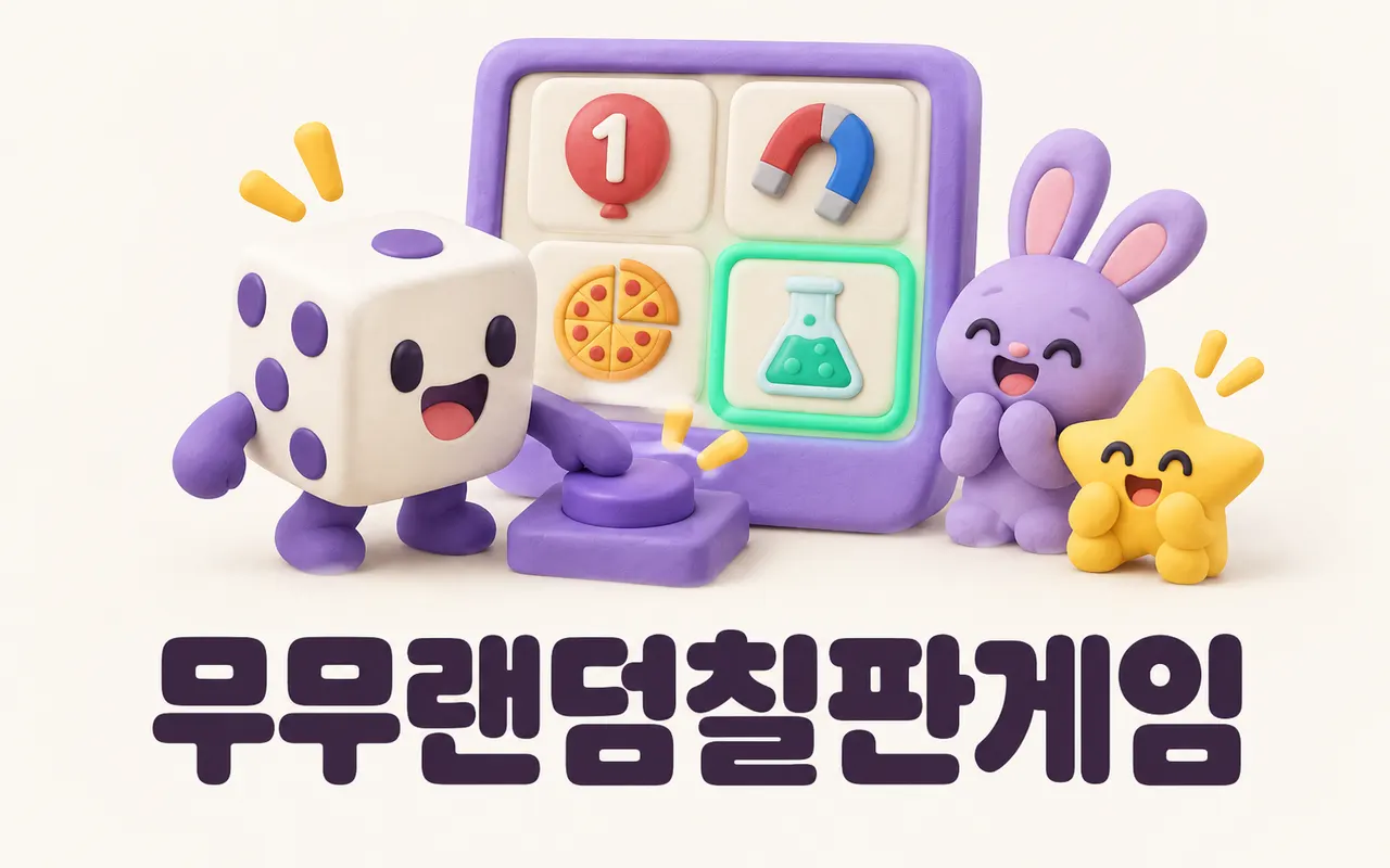 무무랜덤칠판게임 대표 화면