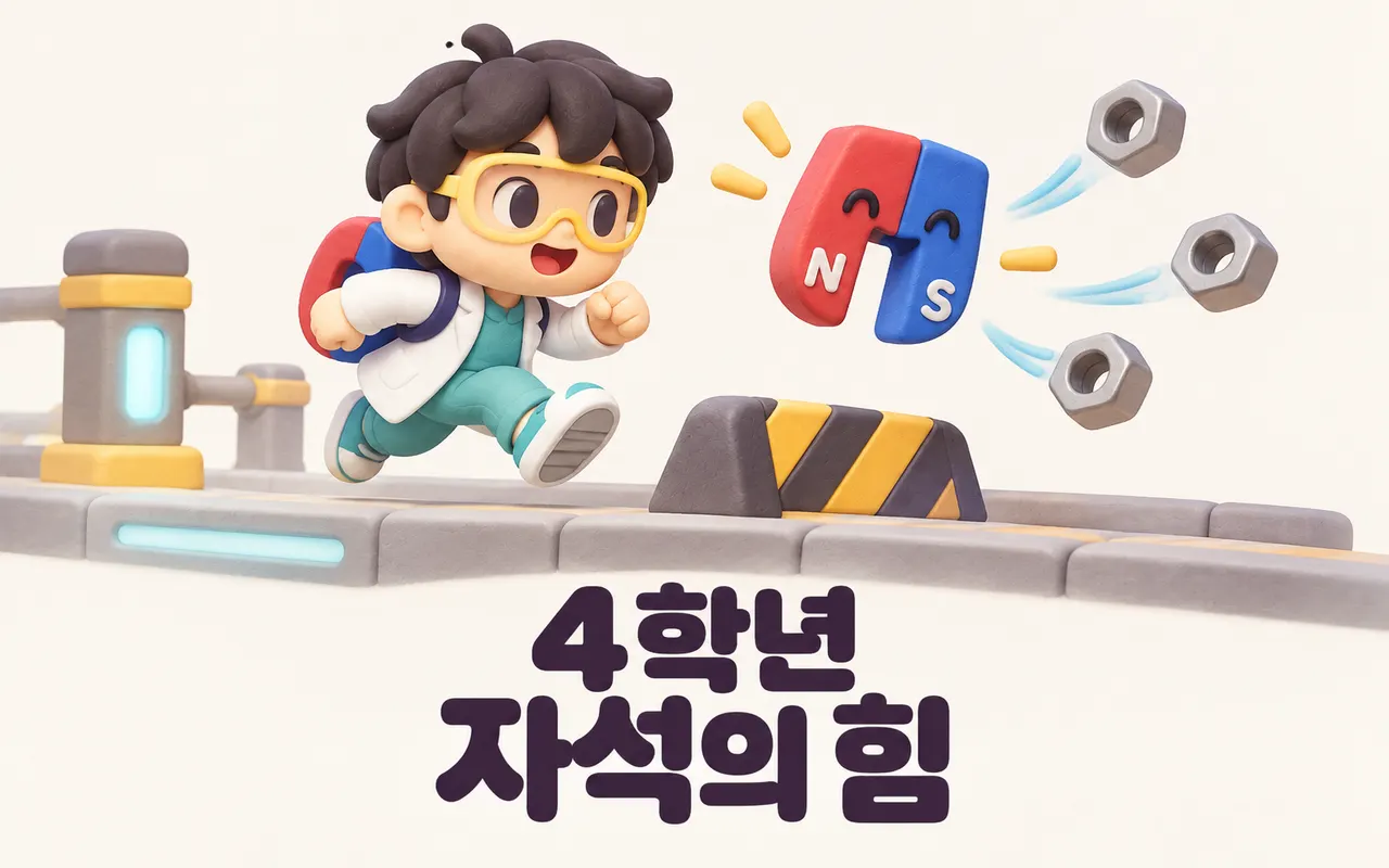 4학년 자석의 힘 대표 화면