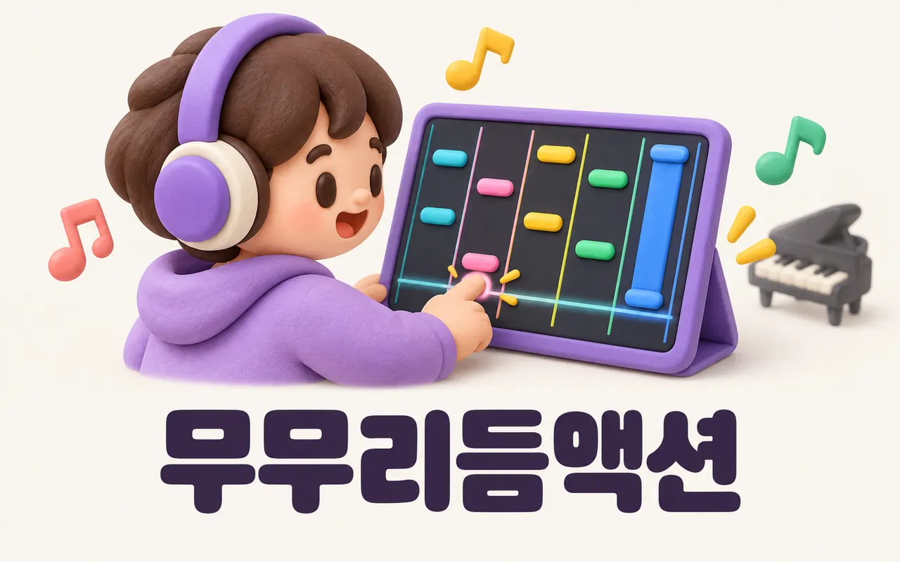 무무리듬액션 대표 화면