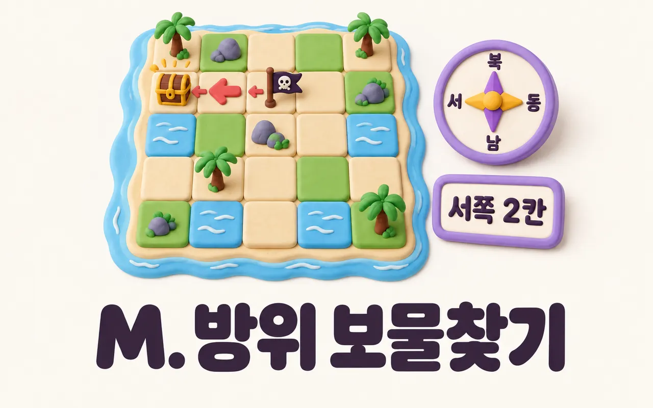 M. 방위 보물찾기 대표 화면
