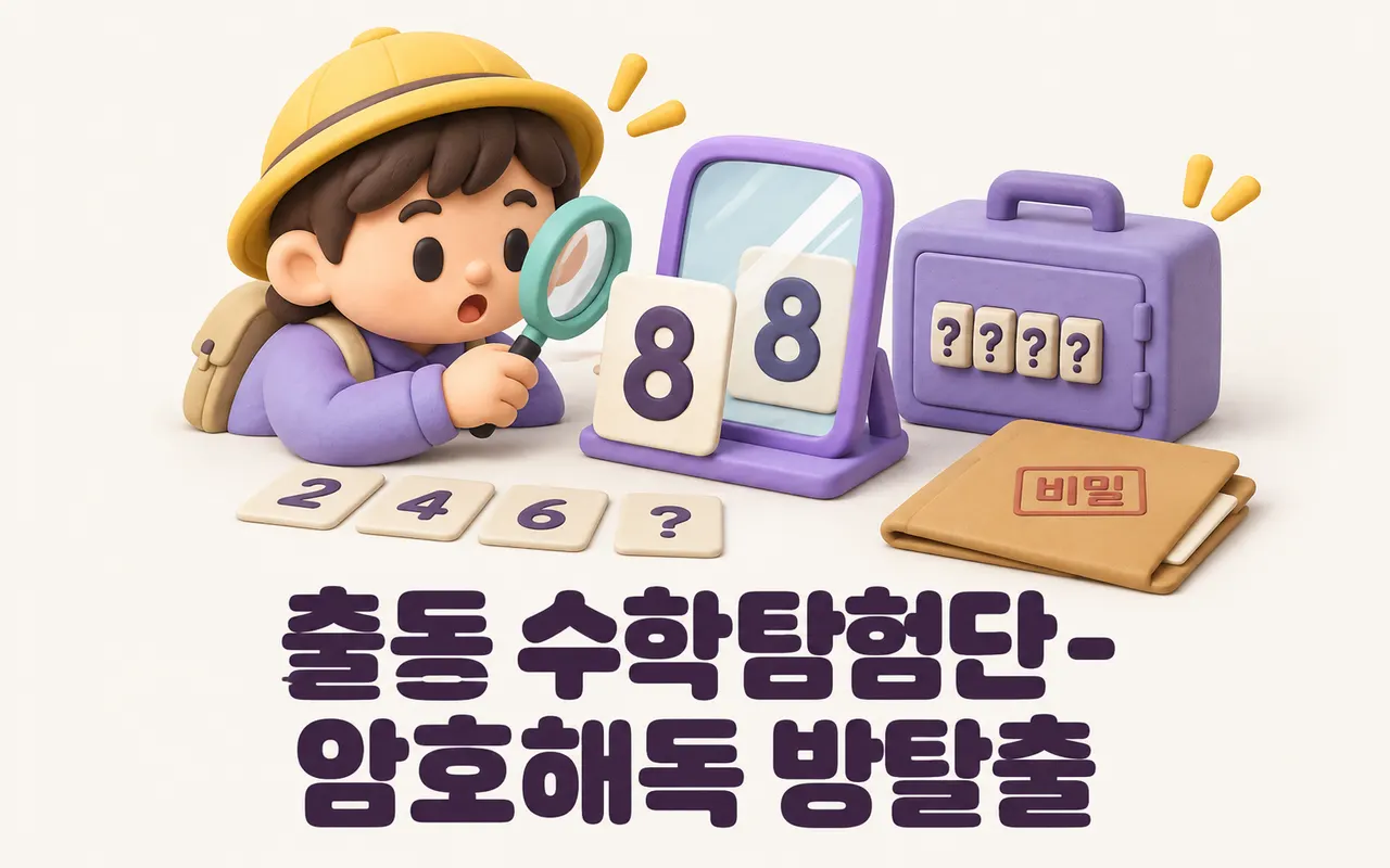 출동 수학탐험단-암호해독 방탈출 대표 화면