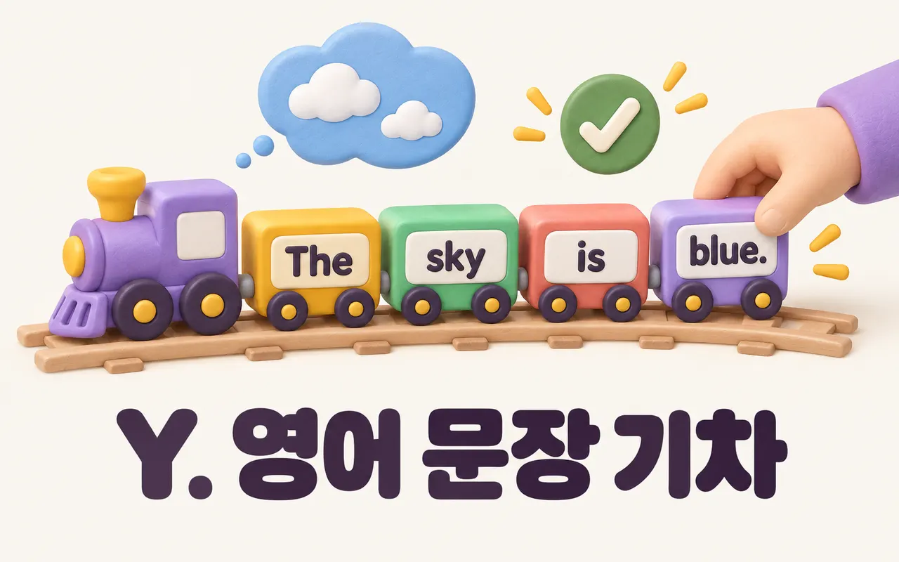 Y. 영어 문장 기차 대표 화면