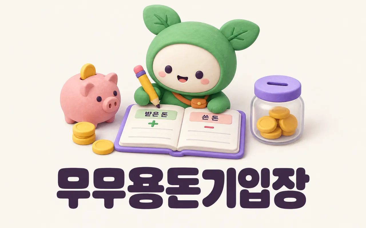 무무용돈기입장 대표 화면