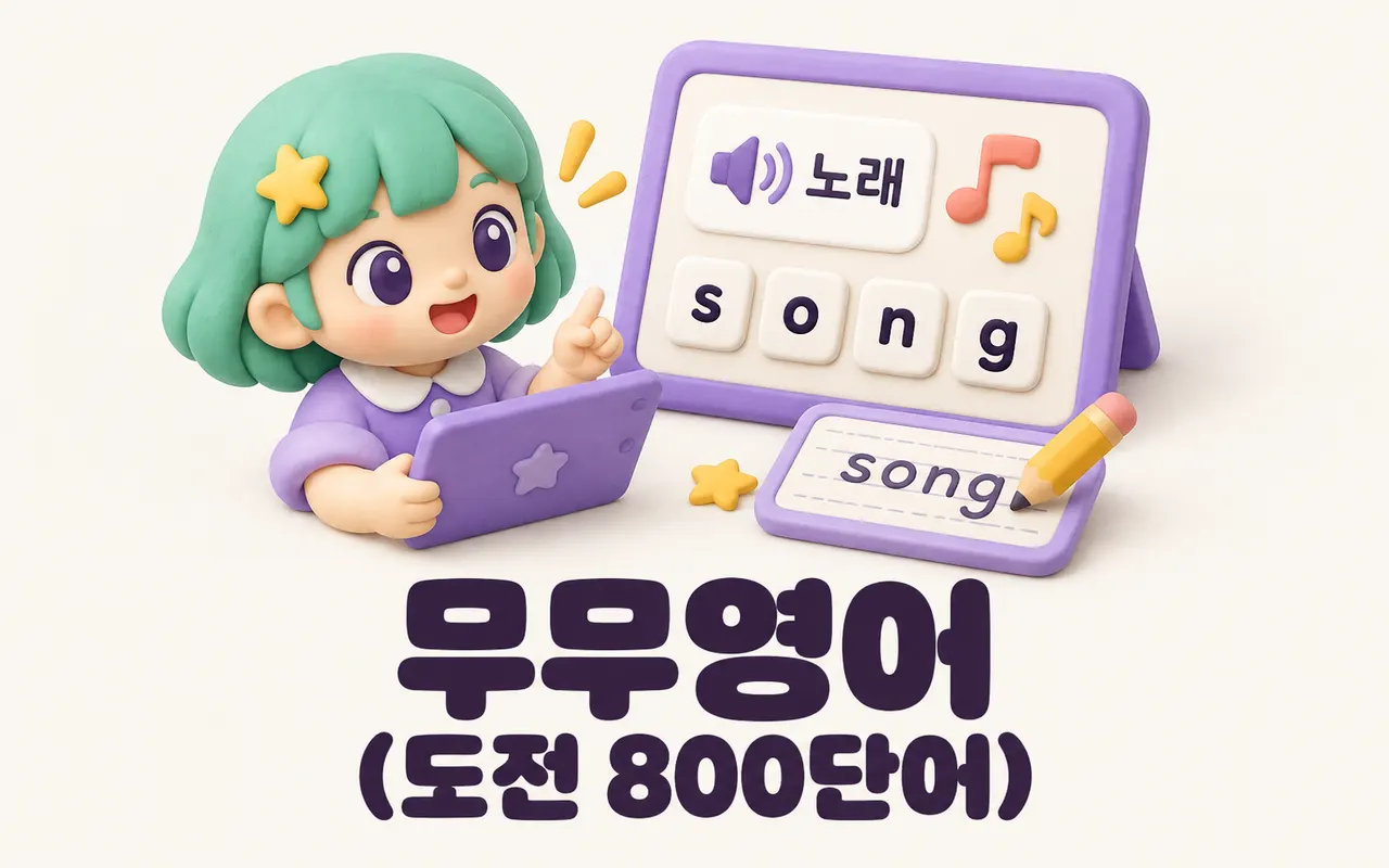 무무영어(도전 800단어) 대표 화면