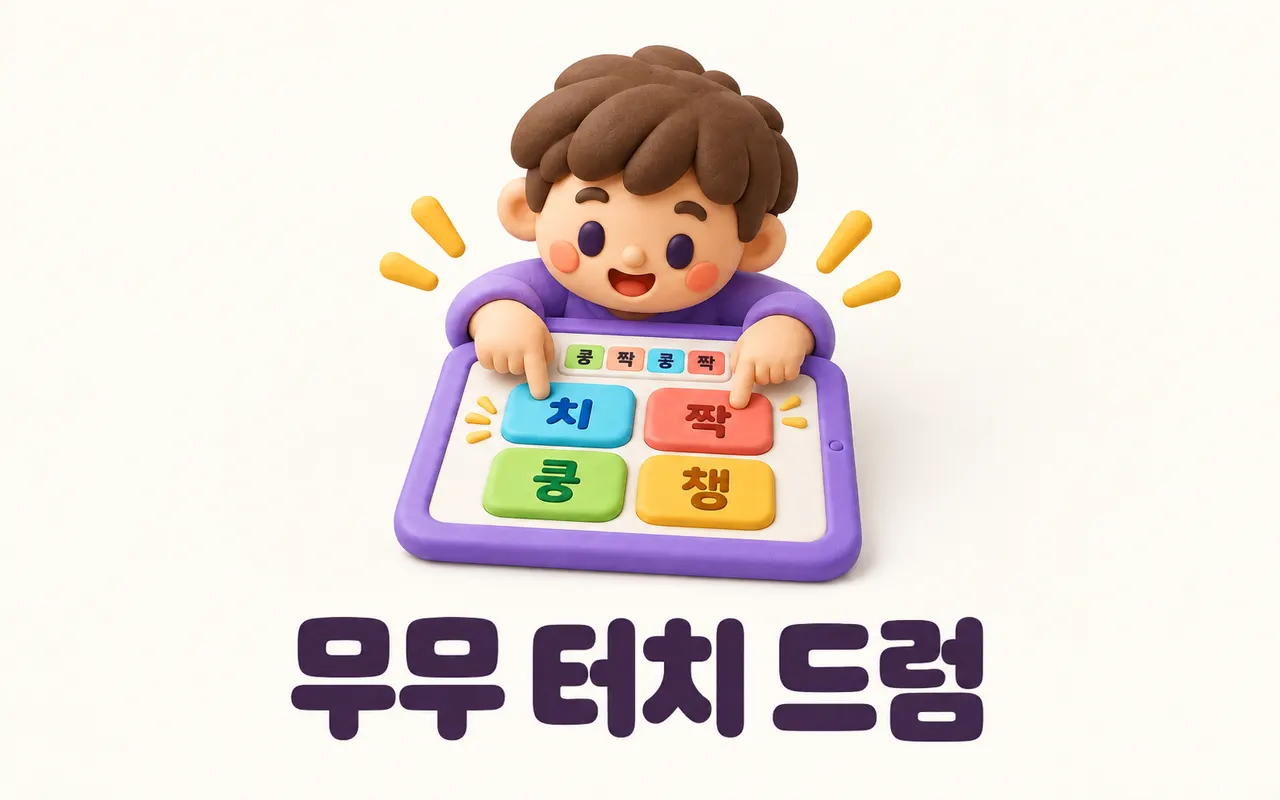 무무 터치 드럼 대표 화면