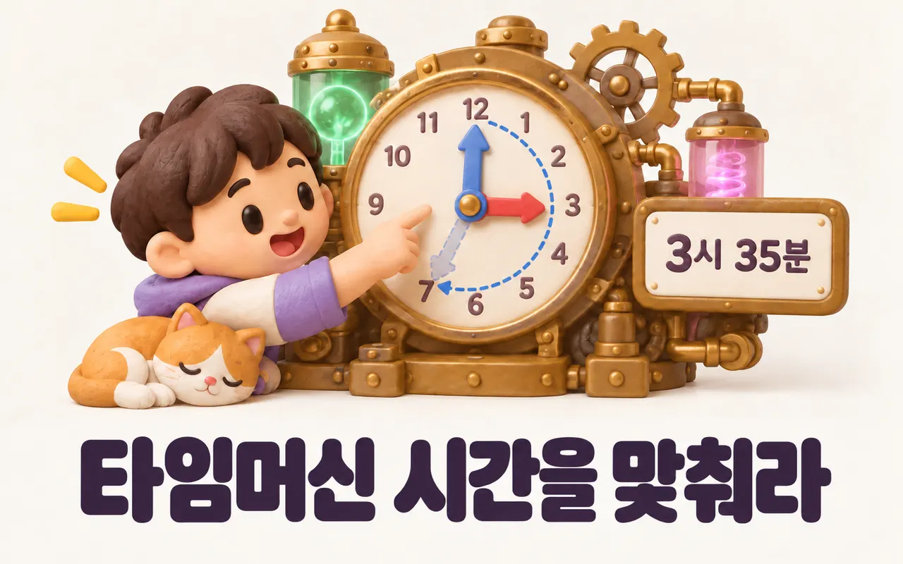 타임머신 시간을 맞춰라 대표 화면