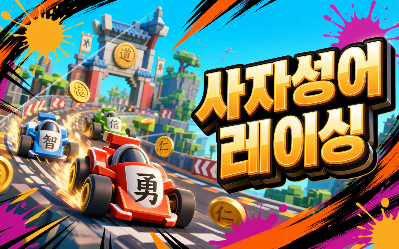 사자성어 레이싱 대표 화면