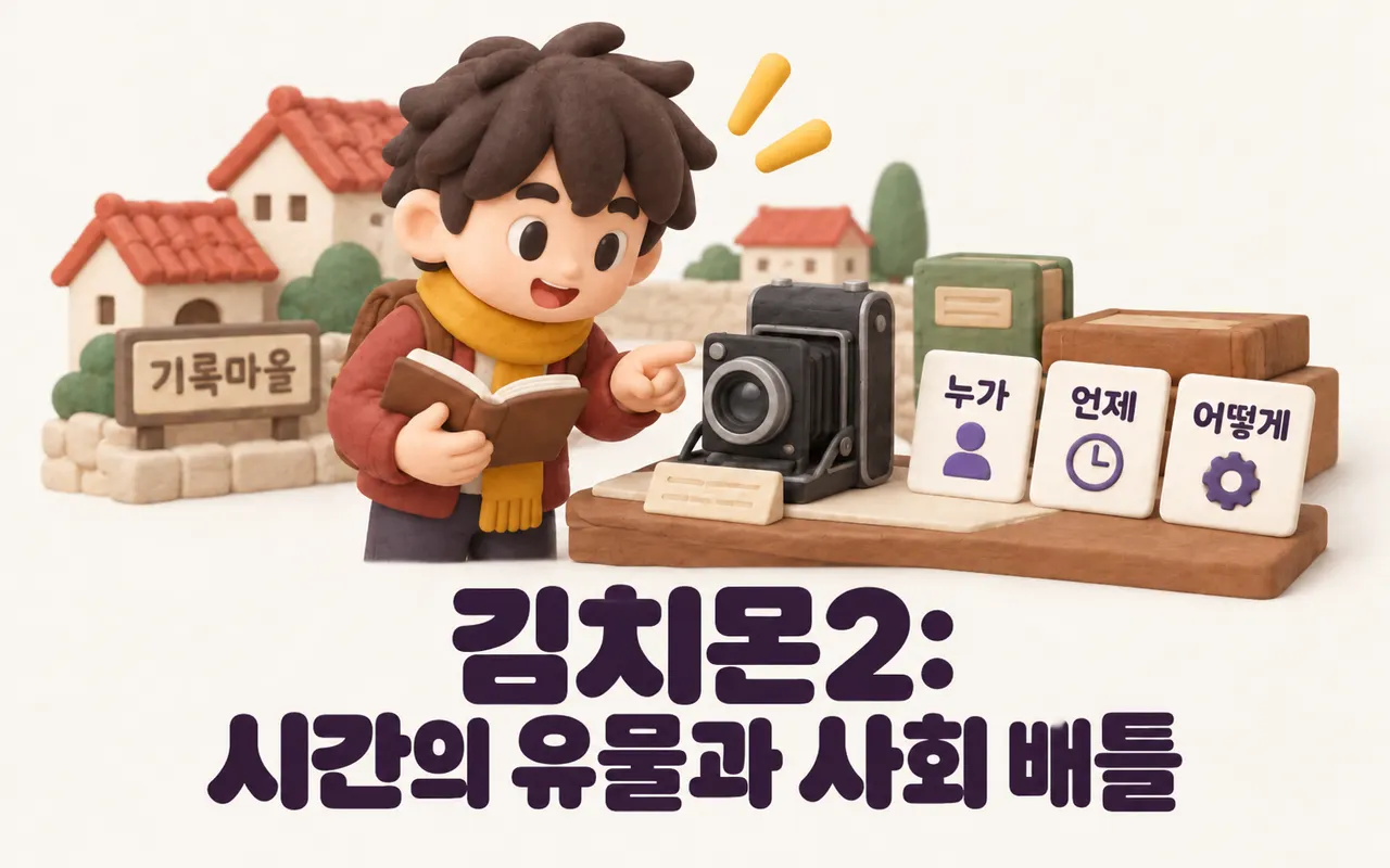 김치몬2: 시간의 유물과 사회 배틀 대표 화면