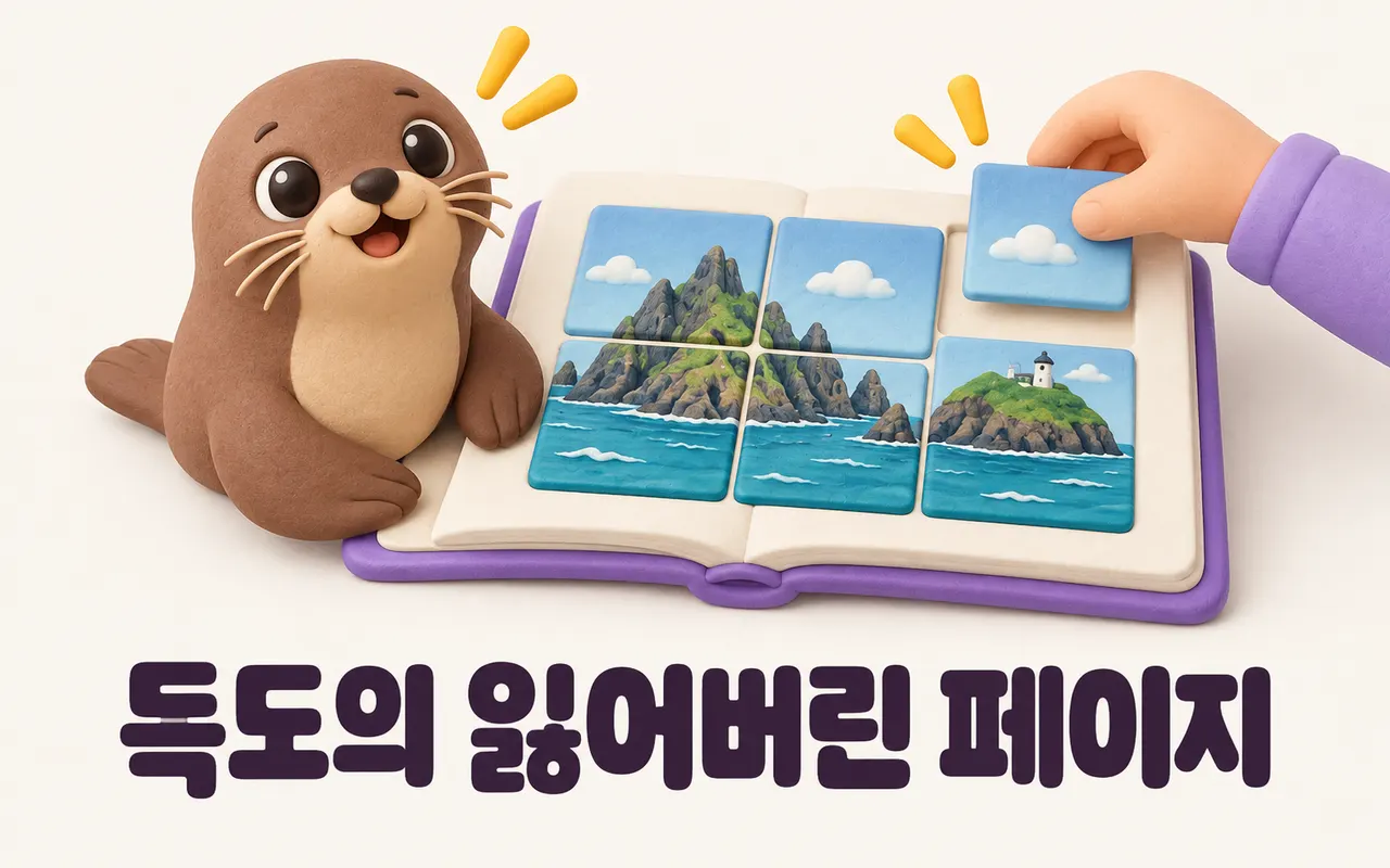 독도의 잃어버린 페이지 대표 화면