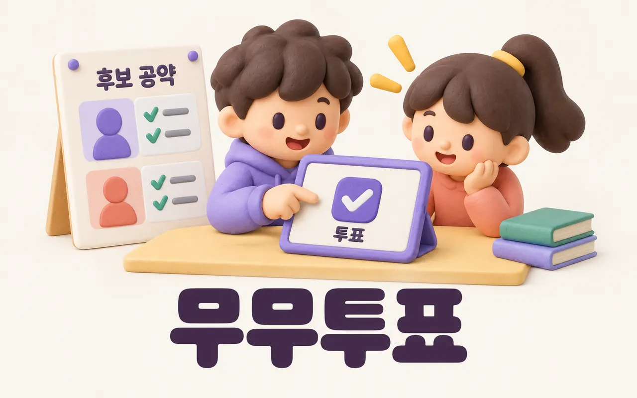 무무투표 대표 화면