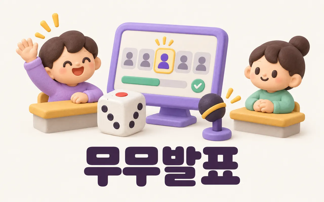 무무발표 대표 화면