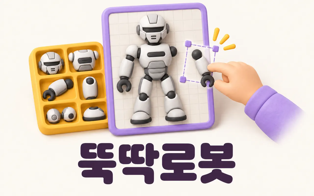 뚝딱로봇 대표 화면