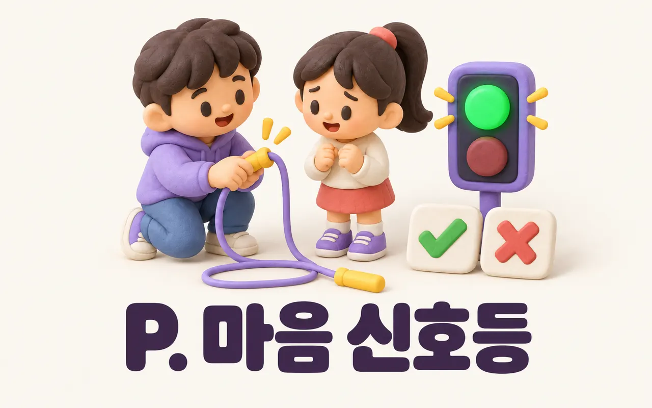P. 마음 신호등 대표 화면