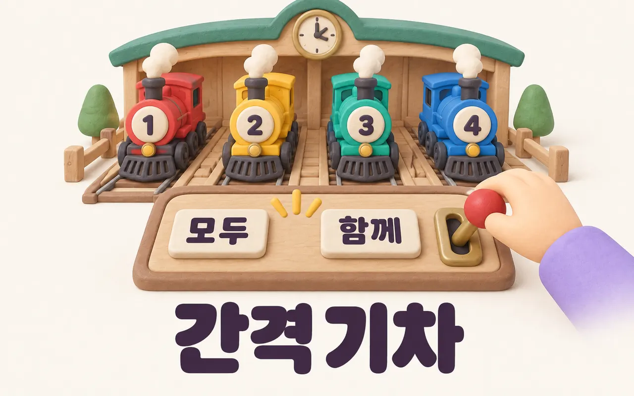간격 기차 대표 화면