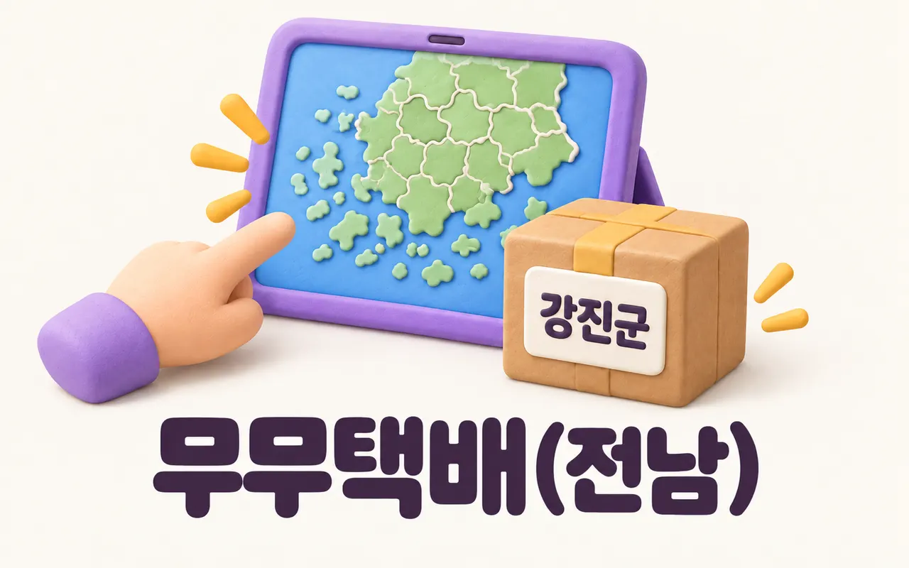 무무택배(전남) 대표 화면