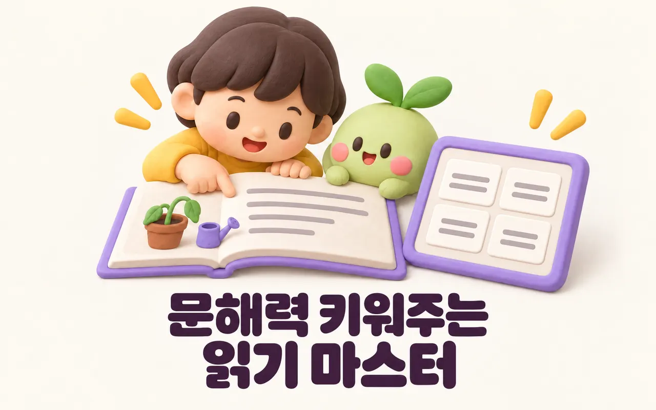 문해력 키워주는 읽기 마스터 대표 화면