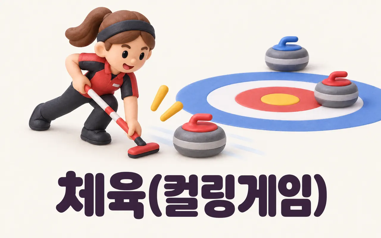 체육(컬링게임) 대표 화면