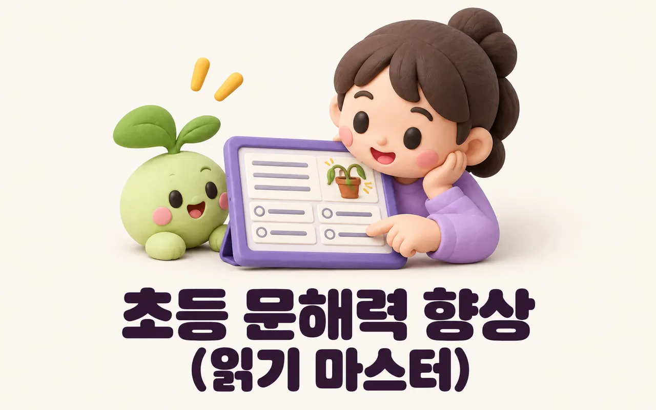 초등 문해력 향상(읽기 마스터) 대표 화면