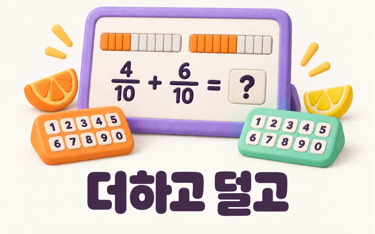 더하고 덜고 대표 화면