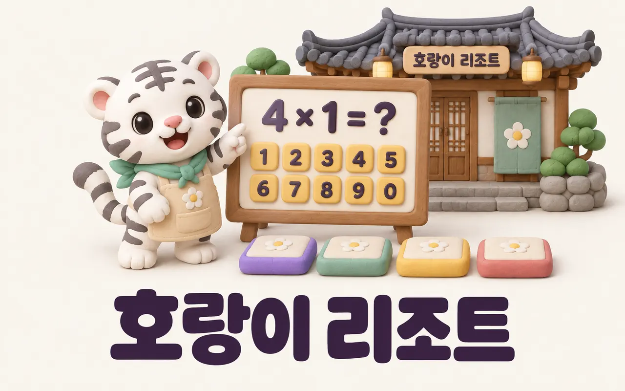 호랑이 리조트 대표 화면