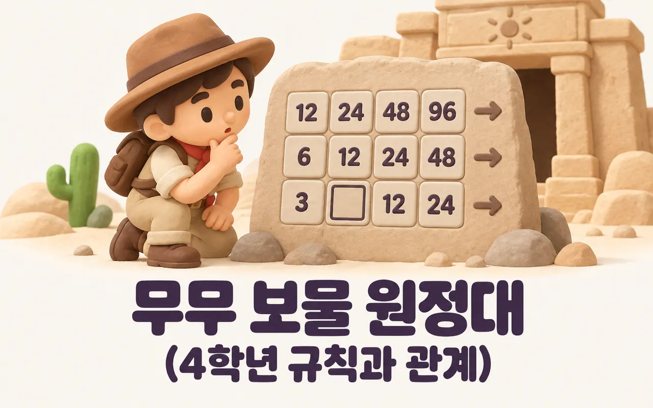 무무 보물 원정대(4학년 규칙과 관계) 대표 화면