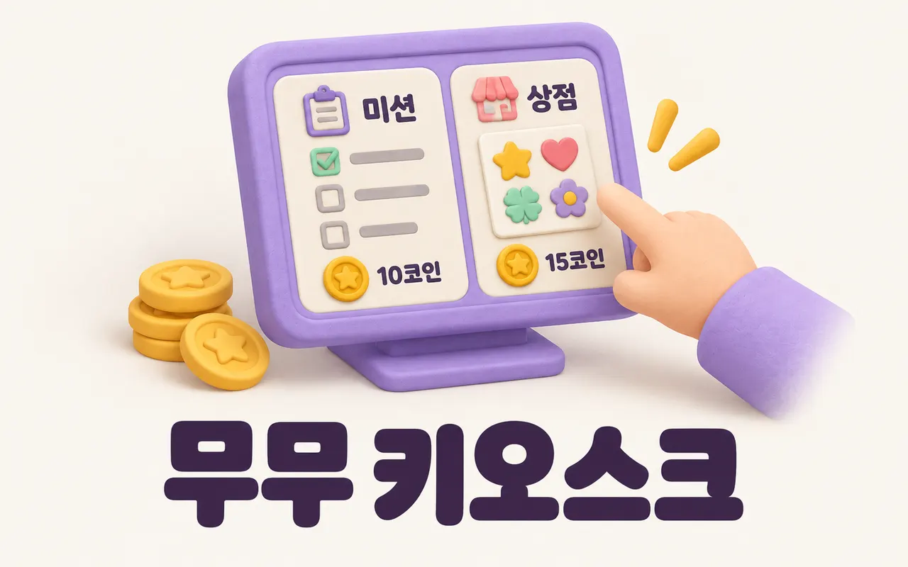 무무 키오스크 대표 화면