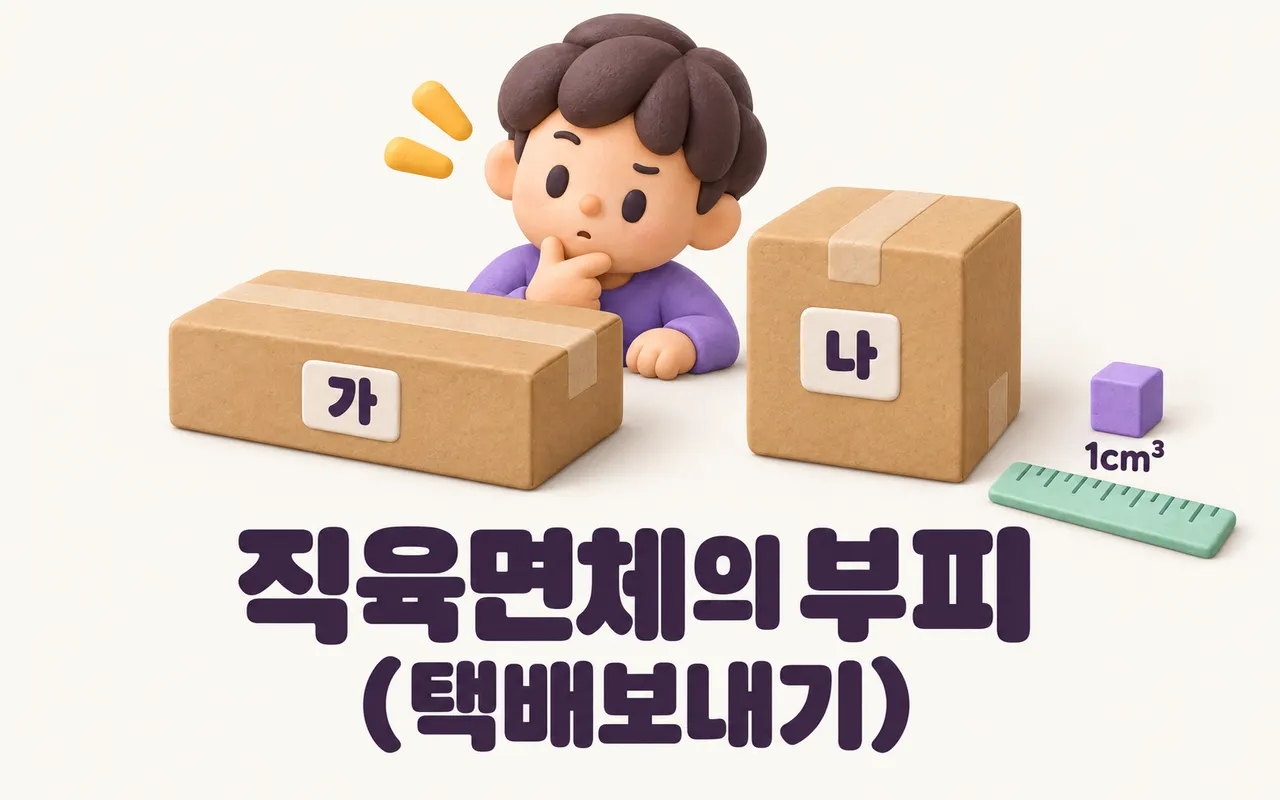 직육면체의 부피(택배보내기) 대표 화면