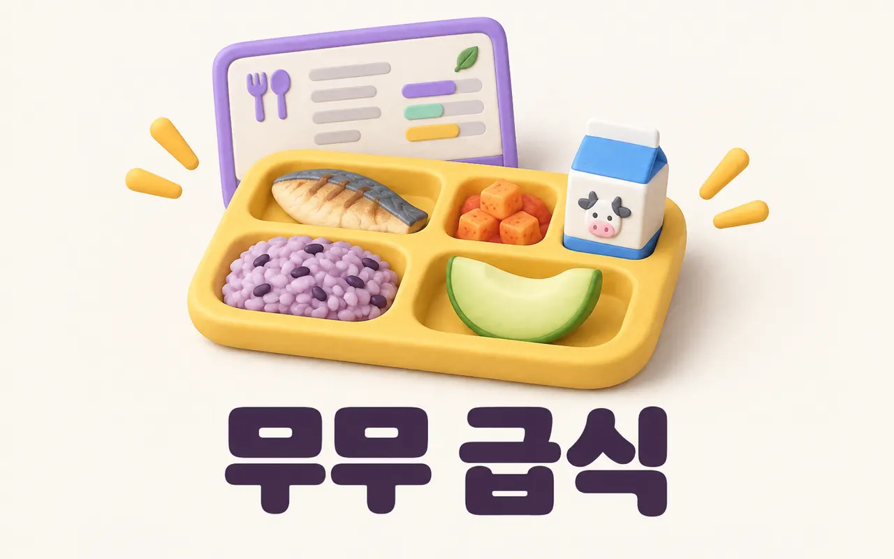무무 급식 대표 화면